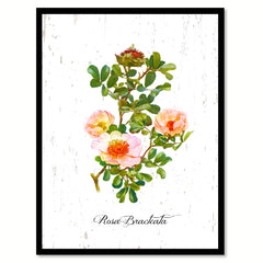 Red Rose Flower Canvas Print with Picture Frame Floral Home Decor Wall Art Living Room Decoration Gifts