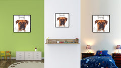 Boxer Dog Canvas Print Picture Frame Gift Home Decor Wall Art Decoration