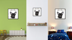 French Bulldog Dog Canvas Print Picture Frame Gift Home Decor Wall Art Decoration