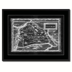 Tucuman Argentina Buenos Aires Vintage Monochrome Map Canvas Print, Gifts Picture Frames Home Decor Wall Art