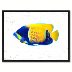 Yellow Tropical Fish Painting Reproduction Gifts Home Decor Wall Art Canvas Prints Picture Frames
