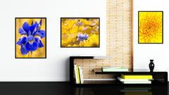 Yellow Lotus Flower Framed Canvas Print Home Décor Wall Art