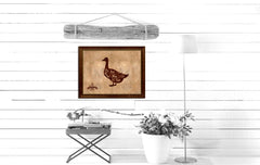 Duck Meat Cuts Butchers Chart Canvas Print Picture Frame Home Decor Wall Art Gifts