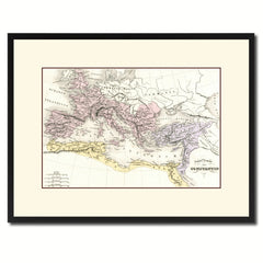 Constantine Empire Vintage Antique Map Wall Art Home Decor Gift Ideas Canvas Print Custom Picture Frame