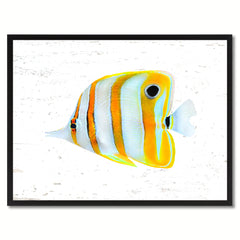 Yellow Tropical Fish Painting Reproduction Gifts Home Decor Wall Art Canvas Prints Picture Frames