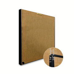 Gentleman Yellow Canvas Print Black Frame Kids Bedroom Wall Home Décor