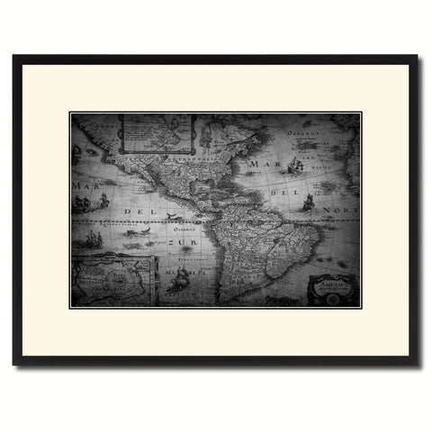 Europe  Asia Vintage Vivid Color Map Canvas Print, Picture Frame Home Decor Wall Art Office Decoration Gift Ideas