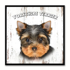 Yorkshire Terrier Dog Canvas Print Picture Frame Gift Home Decor Wall Art Decoration