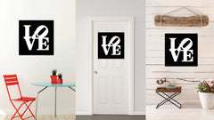 Love Statue Sign Canvas Print Picture Frame Gifts Home Decor Wall Art Decoration