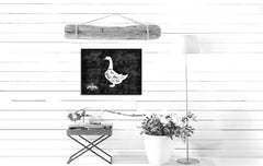 Goose Meat Cuts Butchers Chart Canvas Print Picture Frame Home Decor Wall Art Gifts