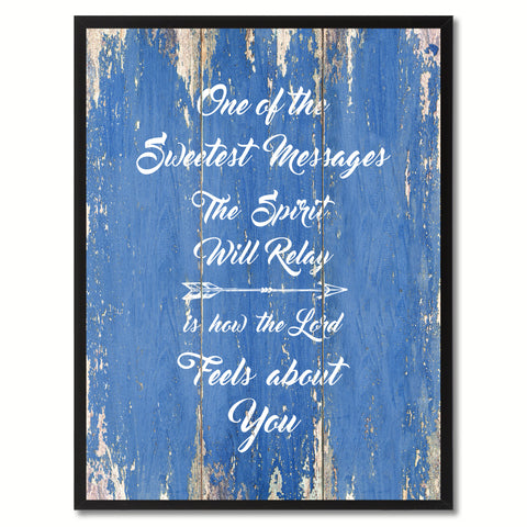 One of the Sweetest Messages Religious Quote Saying Gift Ideas Home Décor Wall Art