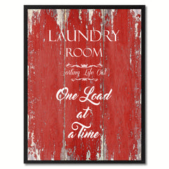 Laundry Room sorting life out Funny Quote Saying Gift Ideas Home Décor Wall Art