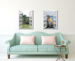 Masters Hole Augusta Picture French Window Canvas Print with Frame Gifts Home Decor Wall Art Collection