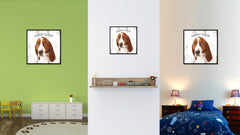 Basset Hound Dog Canvas Print Picture Frame Gift Home Decor Wall Art Decoration