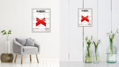 Alabama Flag Gifts Home Decor Wall Art Canvas Print with Custom Picture Frame
