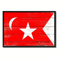 South Carolina Secession US Historical Civil War Military Flag Vintage Canvas Print with Picture Frame Home Decor Man Cave Wall Art Collectible Decoration Artwork Gifts