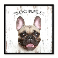 French Bulldog Dog Canvas Print Picture Frame Gift Home Decor Wall Art Decoration