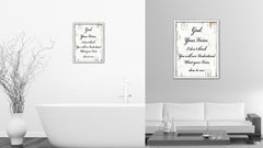 God your voice I don't think you will ever understand what your voice does to me Bible Verse Gifts Home Decor Wall Art Canvas Print with Custom Picture Frame, White Wash