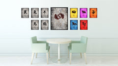 Zodiac Pisces Horoscope Astrology Canvas Print, Picture Frame Home Decor Wall Art Gift