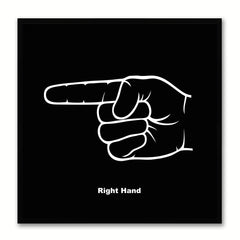 Right Social Media Icon Canvas Print Picture Frame Wall Art Home Decor