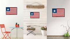 Historical State City Florida Secession State Flag Vintage Canvas Print with Black Picture Frame Home Decor Wall Art Collectible Decoration Artwork Gifts