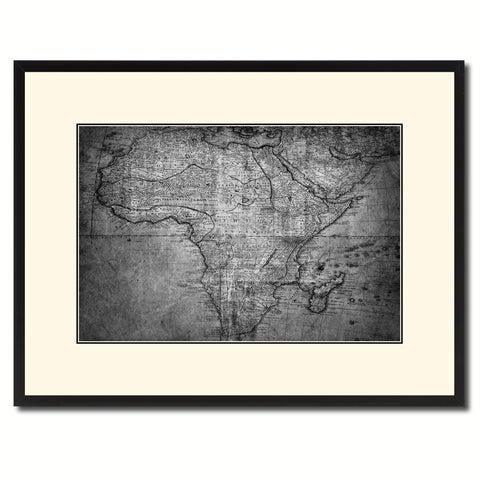 Denmark Centuries Vintage Vivid Sepia Map Canvas Print, Picture Frames Home Decor Wall Art Decoration Gifts