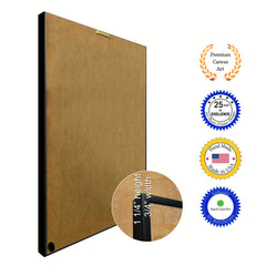 Age Appears Best In Four Things Old Wood To Burn Drink Friends Trust Authors To Read Quote Saying Canvas Print with Picture Frame