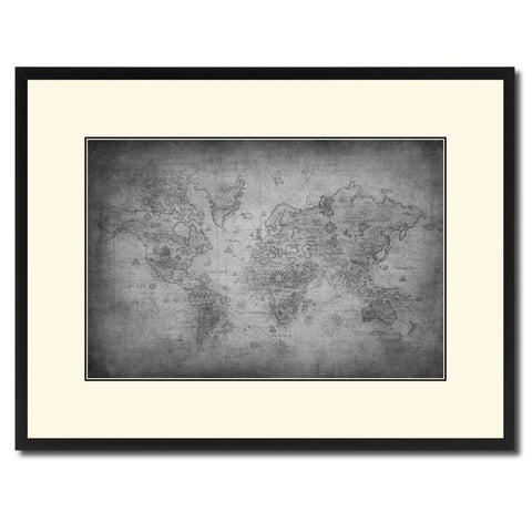 Ancient World Vintage Antique Map Wall Art Home Decor Gift Ideas Canvas Print Custom Picture Frame