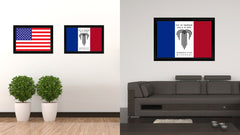 Kansas City Missouri State Flag Canvas Print Black Picture Frame