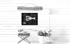 Lobster Meat Cuts Butchers Chart Canvas Print Picture Frame Home Decor Wall Art Gifts