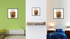 Sharpei Dog Canvas Print Picture Frame Gift Home Decor Wall Art Decoration