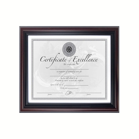 Mahogany Finish Very Light PS Material Frame Certificate Award Document Photo Picture Frames