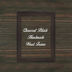 Charcoal Black Wood Frame Wholesale Farmhouse Shabby Chic Picture Photo Poster Art Home Decor