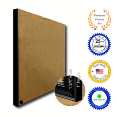 Korea Country Flag Texture Canvas Print with Black Picture Frame Home Decor Wall Art Decoration Collection Gift Ideas